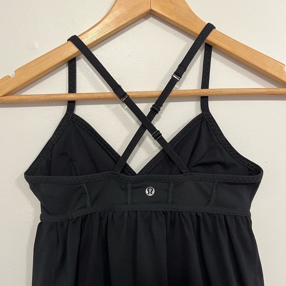 Lululemon Rehearsal Tank Black 4 - Picture 11 of 16